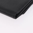 CHANEL Bifold Wallet Caviar Skin Black Gold CC Auth 211888M-11