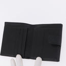 CHANEL Bifold Wallet Caviar Skin Black Gold CC Auth 211888M-13