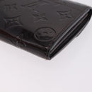 LOUIS VUITTON Vernis Portefeuille Sarah Wallet Amarante M93524 LV Auth 211889A-11