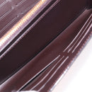 LOUIS VUITTON Vernis Portefeuille Sarah Wallet Amarante M93524 LV Auth 211889A-19
