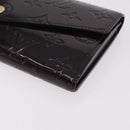 LOUIS VUITTON Vernis Portefeuille Sarah Wallet Amarante M93524 LV Auth 211889A-9