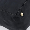 CHANEL New Travel Line Tote Bag Nylon Black Gold CC Auth 211891A-14