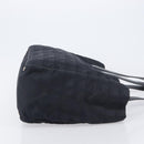 CHANEL New Travel Line Tote Bag Nylon Black Gold CC Auth 211891A-4