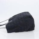 CHANEL New Travel Line Tote Bag Nylon Black Gold CC Auth 211891A-5