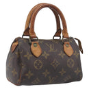 LOUIS VUITTON Monogram Mini Speedy Hand Bag M41534 LV Auth 211894-1