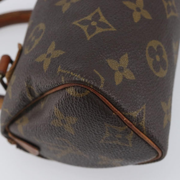 LOUIS VUITTON Monogram Mini Speedy Hand Bag M41534 LV Auth 211894