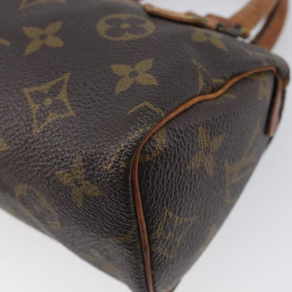 LOUIS VUITTON Monogram Mini Speedy Hand Bag M41534 LV Auth 211894