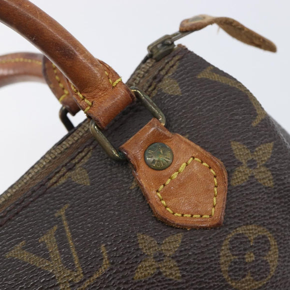 LOUIS VUITTON Monogram Mini Speedy Hand Bag M41534 LV Auth 211894