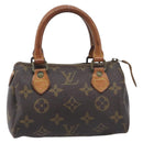 LOUIS VUITTON Monogram Mini Speedy Hand Bag M41534 LV Auth 211894-2