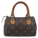 LOUIS VUITTON Monogram Mini Speedy Hand Bag M41534 LV Auth 211894-3
