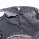 FENDI Hand Bag Canvas Black Auth 211897-17