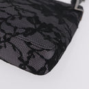GUCCI Shoulder Bag Satin Purple Silver Auth 211898V-11