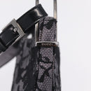 GUCCI Shoulder Bag Satin Purple Silver Auth 211898V-14