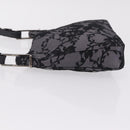 GUCCI Shoulder Bag Satin Purple Silver Auth 211898V-5