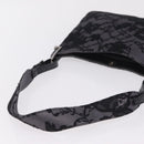 GUCCI Shoulder Bag Satin Purple Silver Auth 211898V-7