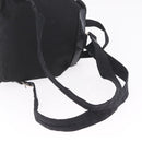 PRADA Backpack Nylon Black Silver Auth 211901-11