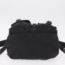 PRADA Backpack Nylon Black Silver Auth 211901-14