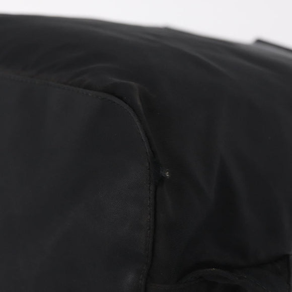 PRADA Backpack Nylon Black Silver Auth 211901