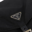 PRADA Backpack Nylon Black Silver Auth 211901-19
