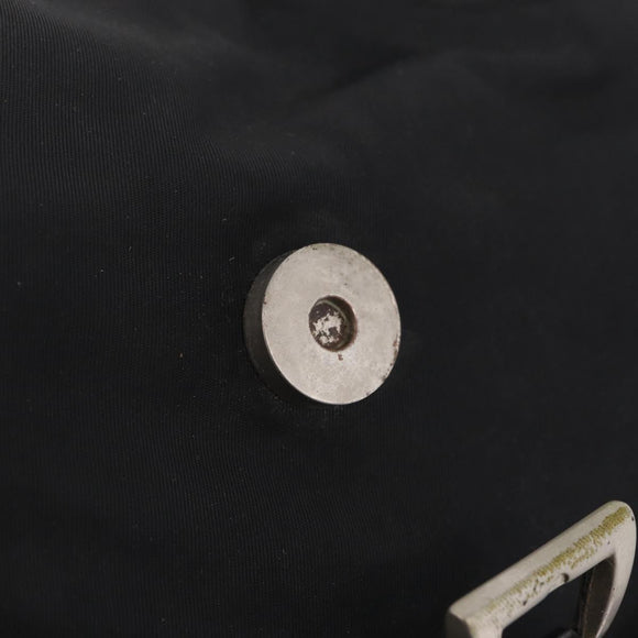 PRADA Backpack Nylon Black Silver Auth 211901