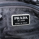 PRADA Backpack Nylon Black Silver Auth 211901-24