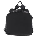 PRADA Backpack Nylon Black Silver Auth 211901-3