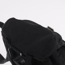 PRADA Backpack Nylon Black Silver Auth 211901-6