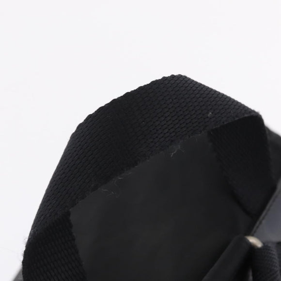 PRADA Backpack Nylon Black Silver Auth 211901