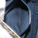 Christian Dior Trotter Canvas Hand Bag Navy Gold Auth 211902A-23
