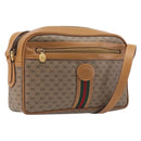 GUCCI Micro GG Supreme Web Sherry Line Bag PVC Beige 001 261 0942 Auth 211904-1
