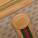 GUCCI Micro GG Supreme Web Sherry Line Bag PVC Beige 001 261 0942 Auth 211904-15
