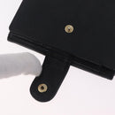 CHANEL Bifold Wallet Caviar Skin Black Gold CC Auth 211906A-12