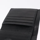 CHANEL Bifold Wallet Caviar Skin Black Gold CC Auth 211906A-15