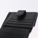 CHANEL Bifold Wallet Caviar Skin Black Gold CC Auth 211906A-17