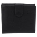 CHANEL Bifold Wallet Caviar Skin Black Gold CC Auth 211906A-3