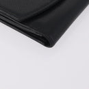 CHANEL Bifold Wallet Caviar Skin Black Gold CC Auth 211906A-8