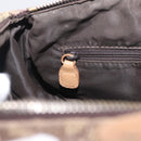 Christian Dior Trotter Canvas Hand Bag Beige Gold Auth 211909-24