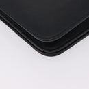 Christian Dior Shoulder Bag Leather Black Gold Auth 211910-12