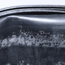 Christian Dior Shoulder Bag Leather Black Gold Auth 211910-18