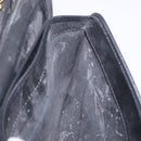 Christian Dior Shoulder Bag Leather Black Gold Auth 211910-20
