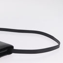 Christian Dior Shoulder Bag Leather Black Gold Auth 211910-8