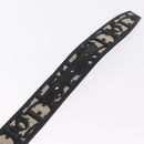 Christian Dior Trotter Canvas Belt 29.5"" Navy Gold Auth 211913A-10
