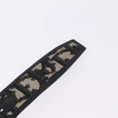 Christian Dior Trotter Canvas Belt 29.5"" Navy Gold Auth 211913A-11