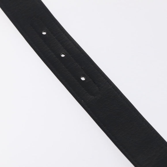 Christian Dior Trotter Canvas Belt 29.5"" Navy Gold Auth 211913A