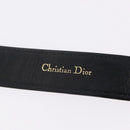 Christian Dior Trotter Canvas Belt 29.5"" Navy Gold Auth 211913A-19