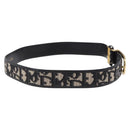 Christian Dior Trotter Canvas Belt 29.5"" Navy Gold Auth 211913A-4