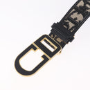 Christian Dior Trotter Canvas Belt 29.5"" Navy Gold Auth 211913A-5