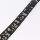 Christian Dior Trotter Canvas Belt 29.5"" Navy Gold Auth 211913A-9