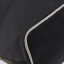 FENDI Hand Bag Canvas Black Silver 26488 Auth 211916A-13