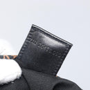 FENDI Hand Bag Canvas Black Silver 26488 Auth 211916A-19